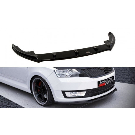 Body kit și tuning vizual Prelungire bară față SKODA RAPID | race-shop.ro
