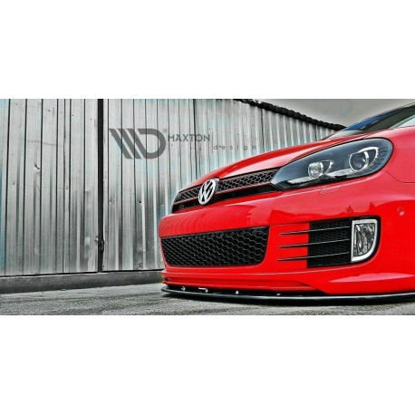 Body kit și tuning vizual Prelungire bară față VER.2 VW GOLF VI (FOR GOLF GTI 35TH) | race-shop.ro