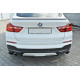 Body kit și tuning vizual MAXTON DESIGN prelungire centrală bară spate pentru BMW X4 M-PACK (fără bare verticale) | race-shop.ro