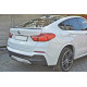 Body kit și tuning vizual MAXTON DESIGN prelungire centrală bară spate pentru BMW X4 M-PACK (cu bare verticale) | race-shop.ro
