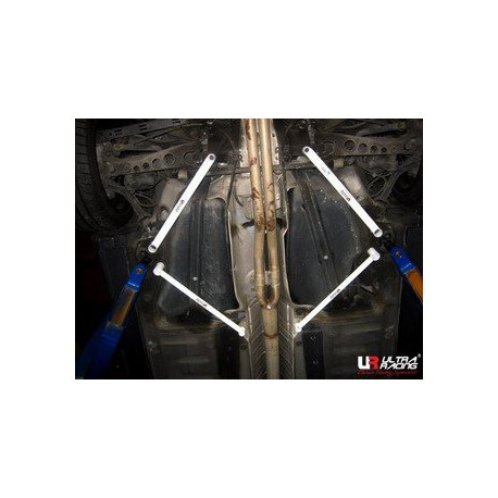 Bară rigidizare Volvo S60R 4WD UltraRacing 4x 2-puncte Bară rigidizare spate jos | race-shop.ro