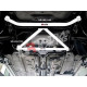 Bară rigidizare Porsche Boxster (986) UltraRacing Bară rigidizare "H-Brace" podea față - 4-puncte | race-shop.ro