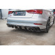 Body kit și tuning vizual MAXTON DESIGN difuzor bară spate pentru Audi S3 Sedan 8V Facelift | race-shop.ro