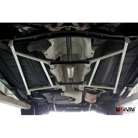 Bară rigidizare ULTRA RACING 2× bare rigidizare laterale podea în 4 puncte pentru Mazda 3 09+ BL | race-shop.ro