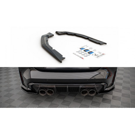 Body kit și tuning vizual MAXTON DESIGN prelungiri laterale bară spate pentru BMW M4 G82 | race-shop.ro