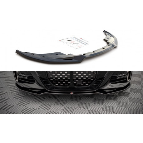 Body kit și tuning vizual MAXTON DESIGN prelungire bară față pentru BMW 4 M-Pack G22, V3 | race-shop.ro
