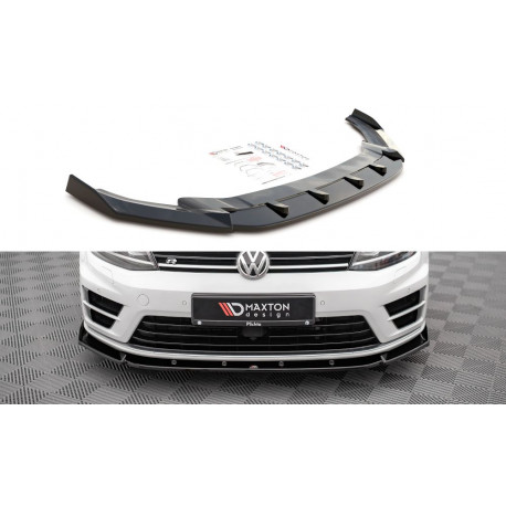 Body kit și tuning vizual MAXTON DESIGN prelungire bară față pentru Volkswagen Golf R Mk7, V4 | race-shop.ro