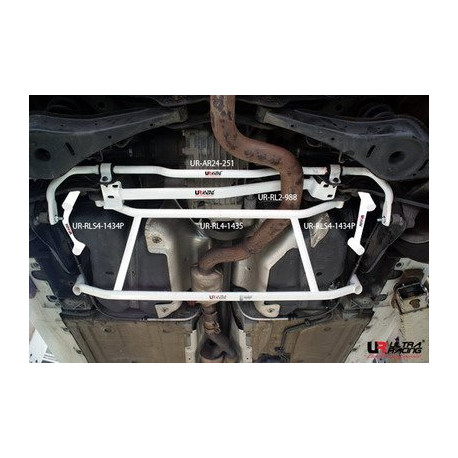 Bară rigidizare Audi TTS Quattro 08+ Ultra-R 2x 2-puncte Bară întărire laterale spate 1434P | race-shop.ro