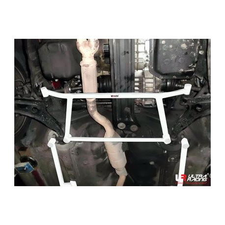 Bară rigidizare Hyundai Coupe 96-99 UltraRacing Bară rigidizare podea față "H-Brace" 1583 | race-shop.ro