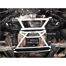 Toyota Land Cruiser 100 98-07 Ultra-R Bară rigidizare "H-Brace" podea față - 4-puncte