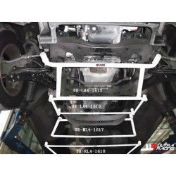 Hyundai H1 07+ 2.5D UltraRacing Bară rigidizare "H-Brace" podea față - 4-puncte 1615