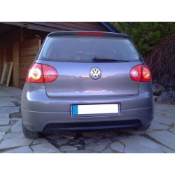 MAXTON DESIGN difuzor bară spate pentru VW GOLF V GTI EDITION 30 (fără decupaj evacuare, pentru evacuarea STANDARD)