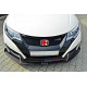 Body kit și tuning vizual MAXTON DESIGN prelungire bară față pentru HONDA CIVIC IX TYPE R, V2 | race-shop.ro