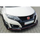 Body kit și tuning vizual MAXTON DESIGN prelungire bară față pentru HONDA CIVIC IX TYPE R, V2 | race-shop.ro