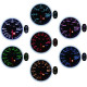 Ceas indicator programabil RPM DEPO Racing, 7 culori
