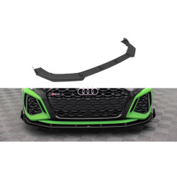 Prelungire lip, splitter bară față Street Pro V.1 + Prelungiri laterale Audi RS3 8Y