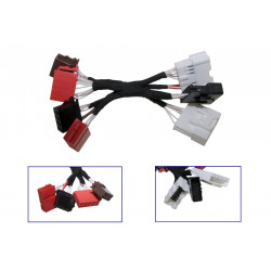 Set cabluri de conversie + OBD dongle de codare conectare sistem media pentru Smart fortwo 453