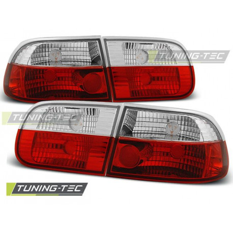 Iluminare auto Honda Civic0 9.91-08.95 3D roșu alb | race-shop.ro