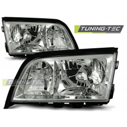 Faruri crom pentru Mercedes W202 C-Class 06.93-06.00