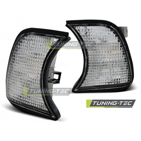 Iluminare auto TUNING-TEC semnalizatoare față pentru BMW E34 02.88-12.95, alb | race-shop.ro