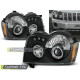 Iluminare auto Faruri Chrysler Jeep Grand Cherokee 05-08 Angel Eyes negru | race-shop.ro