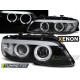 Iluminare auto Faruri xenon Angel Eyes negru pentru BMW X5 E53 11.03-06 | race-shop.ro