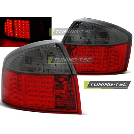 Iluminare auto Stopuri led roșu fumuriu pentru Audi A4 10.00-10.04 | race-shop.ro