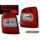 Iluminare auto Stopuri led roșu alb pentru Audi A4 94-01 avant | race-shop.ro
