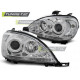 Iluminare auto TUNING-TEC faruri pentru MERCEDES W163 ML M-KLASA 03.98-08.01 (H7), crom, V2 | race-shop.ro