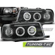 Iluminare auto Faruri Angel Eyes negru pentru Audi 80 B4 09.91-04.96 | race-shop.ro