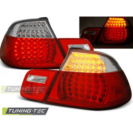 Iluminare auto Stopuri led roșu alb pentru BMW E46 04.99-03.03 cabrio | race-shop.ro
