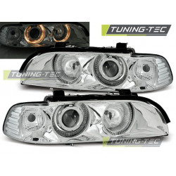 Faruri Angel Eyes crom pentru BMW E39 09.95-06.03