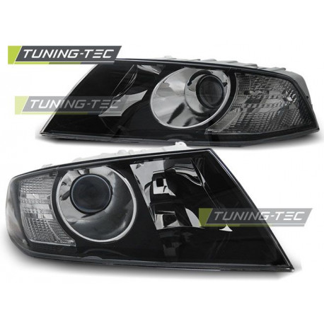 Iluminare auto Faruri negre pentru Skoda Octavia 04-08 | race-shop.ro