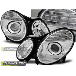 Faruri crom pentru Mercedes W211 E-Class 03.02-04.06