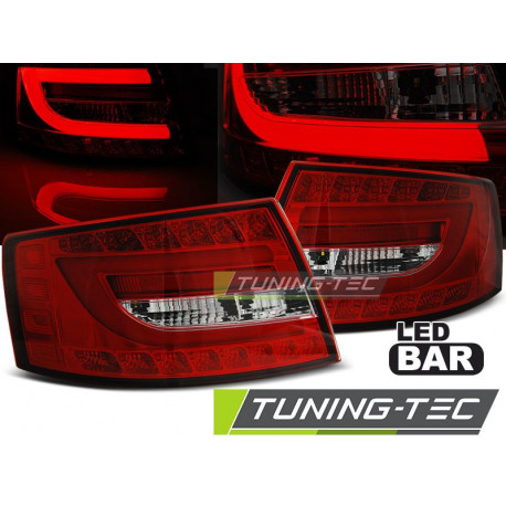 Iluminare auto Stopuri led roșu alb pentru Audi A6 C6 sedan 04.04-08 7PIN | race-shop.ro
