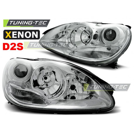 Iluminare auto Faruri xenon crom pentru Mercedes W220 S-Class 10.02-05.05 | race-shop.ro