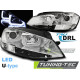 Iluminare auto Faruri U-led Light crom pentru VW Golf 7 11.12-17 | race-shop.ro