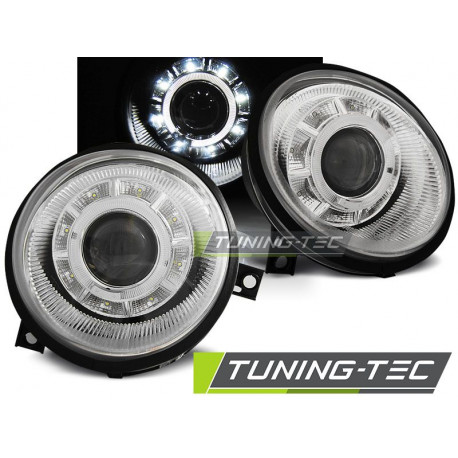 Iluminare auto Faruri lumină de zi crom pentru VW LUPO 98-05 | race-shop.ro