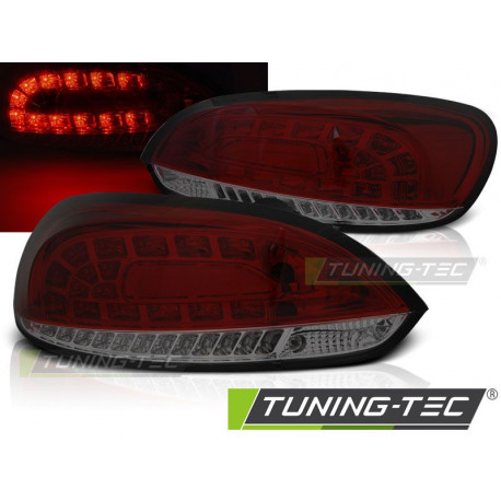 Iluminare auto Stopuri led roșu fumuriu pentru VW Scirocco III 08-04.14 | race-shop.ro