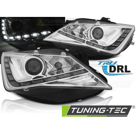 Iluminare auto Faruri true DRL crom pentru Seat Seat Ibiza 6J 12-15 | race-shop.ro