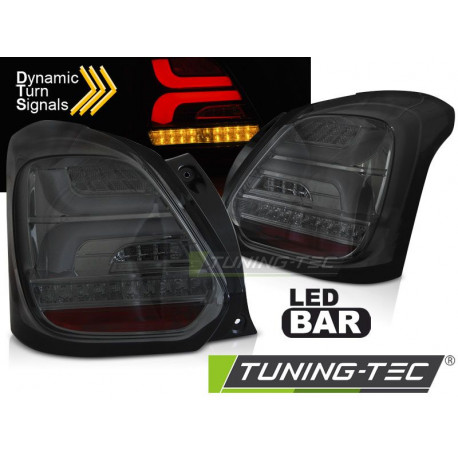 Iluminare auto Stopuri led Suzuki Swift VI 17- fumuriu led SEQ | race-shop.ro