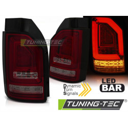 Stopuri led bar roșu fumuriu SEQ pentru VW T6 15-19 bec stoc