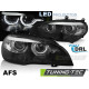 Iluminare auto Faruri led Angel Eyes led DRL negru AFS pentru BMW X5 E70 07-13 (xenon stoc) | race-shop.ro