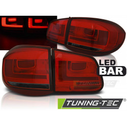 Stopuri led bar roșu fumuriu pentru VW Tiguan 07-07.11