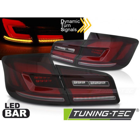 Iluminare auto Stopuri led bar SEQ roșu fumuriu pentru BMW F10 10-16 | race-shop.ro