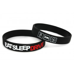Eat Sleep Drive brățară silicon (neagră)