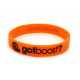 Rubber wrist band Got Boost? brățară silicon (Portocalie) | race-shop.ro