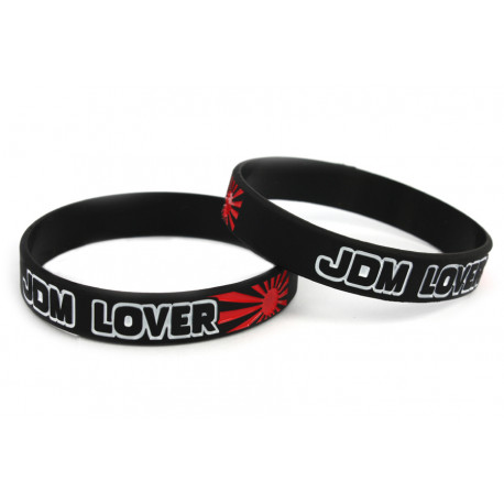 Rubber wrist band JDM Lover brățară silicon (neagră) | race-shop.ro