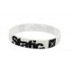 Rubber wrist band Static brățară silicon (Albă) | race-shop.ro