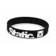Rubber wrist band Static brățară silicon (neagră) | race-shop.ro